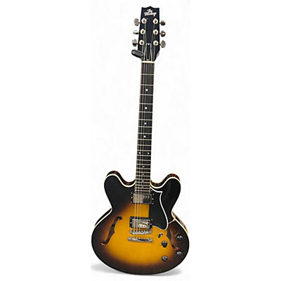Used The Heritage H535 2 Color Sunburst Hollow Body Electric Guitar