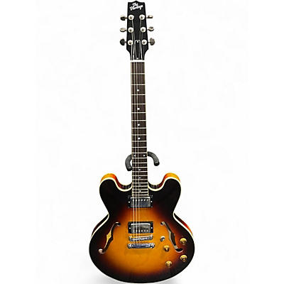 Used The Heritage H535 Sunset Burst Hollow Body Electric Guitar
