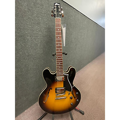 The Heritage Used The Heritage H535 Vintage Sunburst Hollow Body Electric Guitar