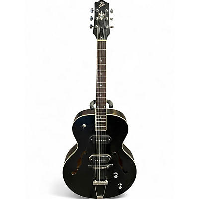 Used The Loar LH319BK Black Hollow Body Electric Guitar