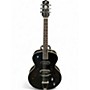 Used The Loar LH319BK Black Hollow Body Electric Guitar Black