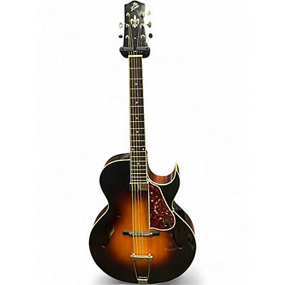 Used The Loar LH350VS 2 Color Sunburst Hollow Body Electric Guitar