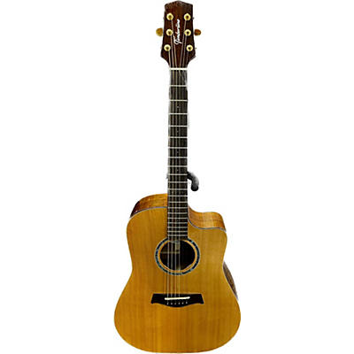 Timberline Guitars Used Timberline Guitars T60DCE Natural Acoustic Electric Guitar