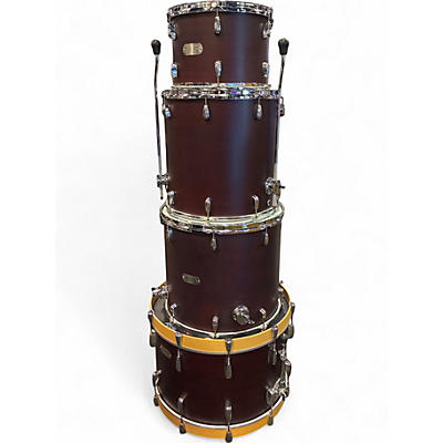 Used Tjs Custom Drums 4 Piece Maple passion maple passion Drum Kit