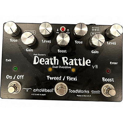 Used Toadworks DEATH RATTLE VIII Effect Pedal
