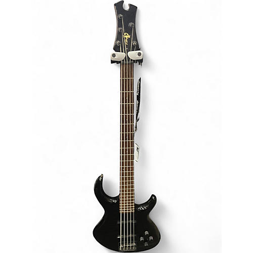 Used Tobias GROWLER 5 STRING BLACK Electric Bass Guitar BLACK