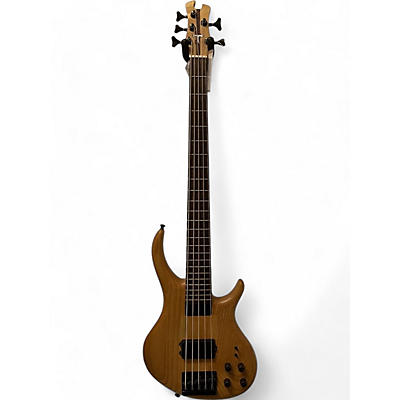 Used Tobias Growler 5 String Natural Electric Bass Guitar