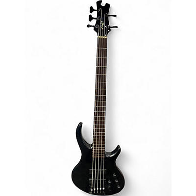 Used Tobias Killer B 5 String Black Electric Bass Guitar