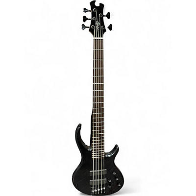 Used Tobias Killer B 5 String Black Sparkle Electric Bass Guitar