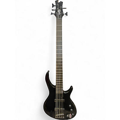 Used Tobias Toby Deluxe V 5 String Black Electric Bass Guitar