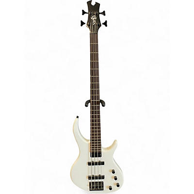 Used Tobias Toby Standard IV Alpine White Electric Bass Guitar