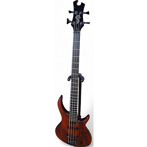 Used Tobias Toby Worn Brown Electric Bass Guitar Worn Brown