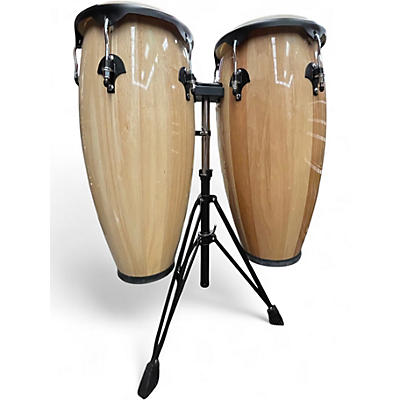 Used Toca 10in Synergy Wood Conga Set Natural Drum