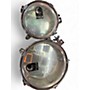 Used Toca 2 Piece Chrome Over Steel Timbale Set Chrome Drum Chrome 88