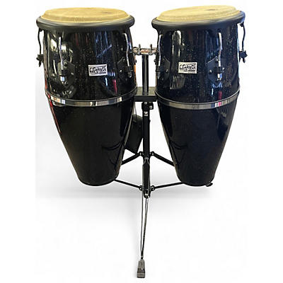 Used Toca 2800FBKS Players Series Fiberglass Congas With Double Conga  Conga