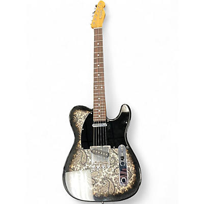 Used Tokai AT132BP Paisley Telecaster Black Paisley Solid Body Electric Guitar