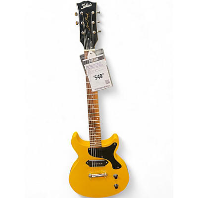 Used Tokai Love Rock Les Paul Junior DC TV Yellow Solid Body Electric Guitar