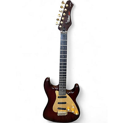 Used Tokai Mat 2001 MAT Burgandy Solid Body Electric Guitar