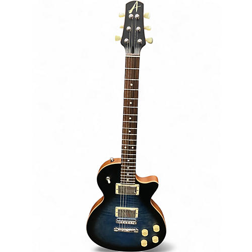 Used Tom Anderson Bobcat Satin Jacks Pacific Blue To Black with Binding Solid Body Electric Guitar Satin Jacks Pacific Blue To Black with Binding