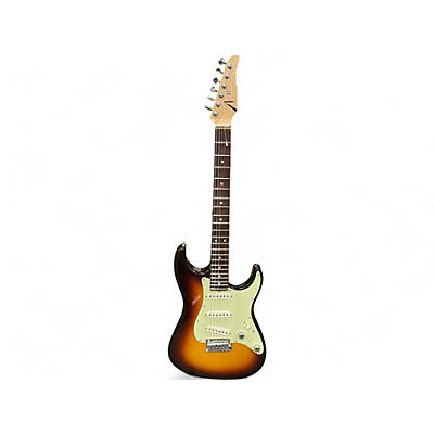 Tom Anderson Used Tom Anderson Classic Stratocaster 3 Color Sunburst Solid Body Electric Guitar