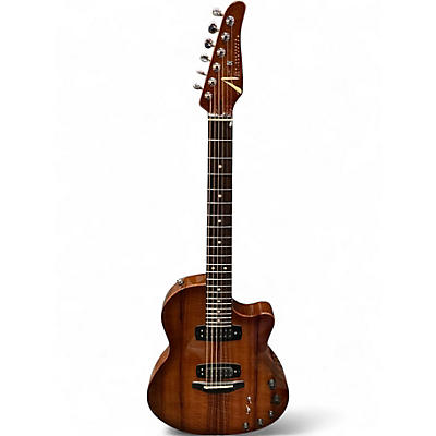 Used Tom Anderson Crowdster Plus 2 Koa Light Tobacco Shaded Edge Burst Solid Body Electric Guitar