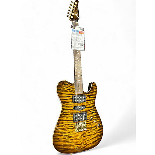 Tom Anderson Used Tom Anderson Hollow Drop Top T Tiger Eye Hollow Body Electric Guitar Tiger Eye