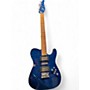 Used Tom Anderson Hollow T Classic Contoured Blue Hollow Body Electric Guitar Blue