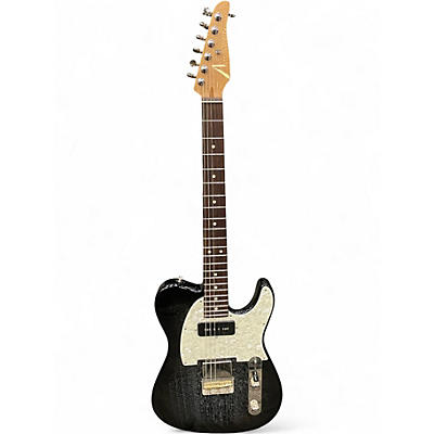 Used Tom Anderson T Classic black white dog hair burst Solid Body Electric Guitar