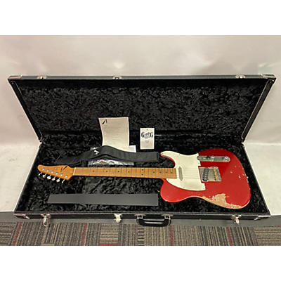 Tom Anderson Used Tom Anderson T Icon Lvl 3 Distressed Candy Apple Red Solid Body Electric Guitar