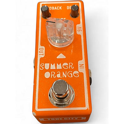 Used Tone City Summer Orange Effect Pedal