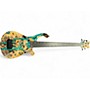 Used Tony Martinson Double Cutaway Fretless Natural Electric Bass Guitar Natural