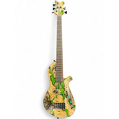 Used Tony Martinson Single Cutaway Natural Electric Bass Guitar