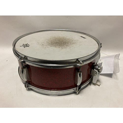 Tordor Used Tordor 14X5  Snare Drum Red Sparkle red sparkle 210