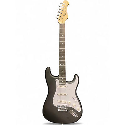 Used Tostar S Style Black Solid Body Electric Guitar