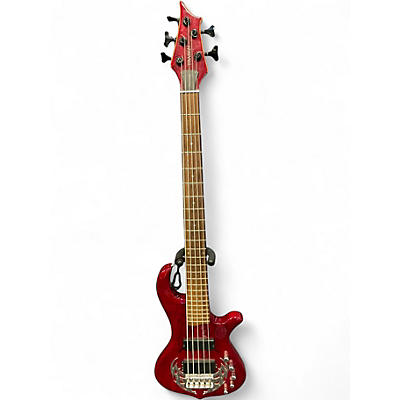 Used Traben ARRAY LIMITED Red Electric Bass Guitar