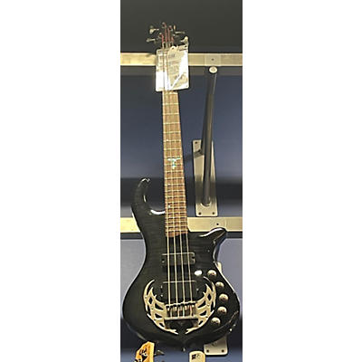 Traben Used Traben Array 4 Trans Black Electric Bass Guitar