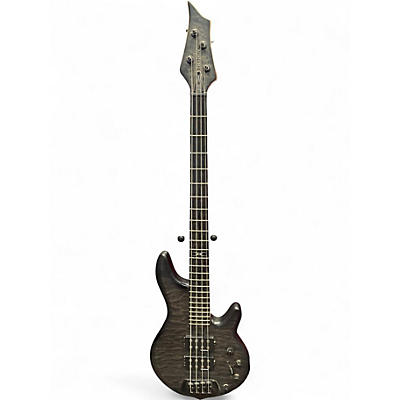 Used Traben CHAOS CORE TIGER EYE BLACK Electric Bass Guitar