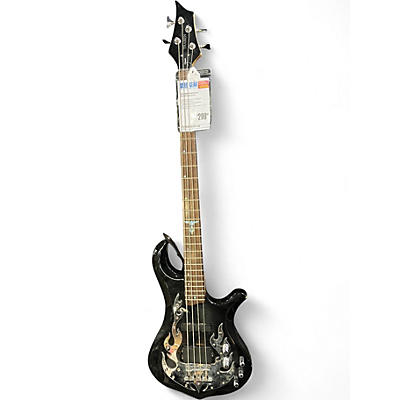 Used Traben chaos Black Electric Bass Guitar