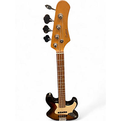 Used Tradition JAZZ BASS 2 Color Sunburst Electric Bass Guitar