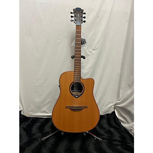 Used Tramatone HYVIBE Natural Acoustic Electric Guitar Natural