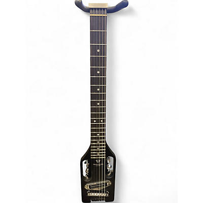 Used Traveler Guitar  LEFT HANDED Ultra Light Black Acoustic Electric Guitar