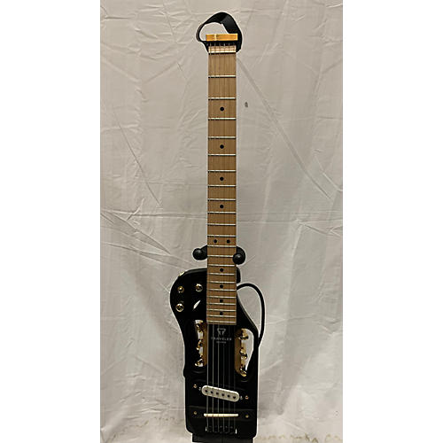 Traveler Guitar Used Traveler Guitar Pro Series Mod X Hybrid Black And Gold Acoustic Guitar Black and Gold