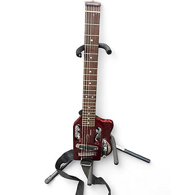 Used Traveler Guitar Speedster Candy Apple Red Metallic Acoustic Guitar