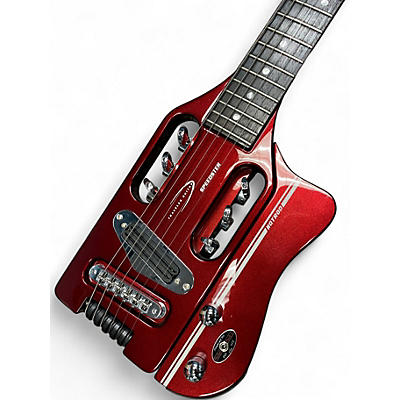 Used Traveler Guitar Speedster Hot Rod Candy Apple Red Acoustic Guitar