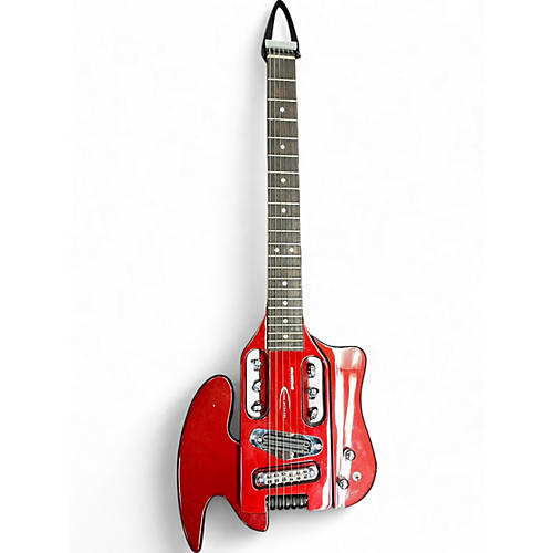 Traveler Guitar Used Traveler Guitar Speedster Hot Rod Chrome Red Acoustic Guitar Chrome Red