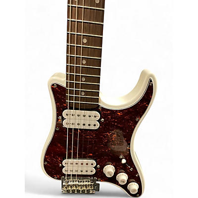 Used Traveler Guitar TRAVELCASTER Alpine White Electric Guitar