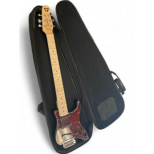 Used Traveler Guitar Travelcaster Deluxe Black Solid Body Electric Guitar Black