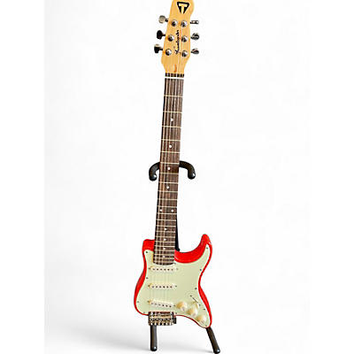 Used Traveler Guitar Travelcaster Fiesta Red Electric Guitar