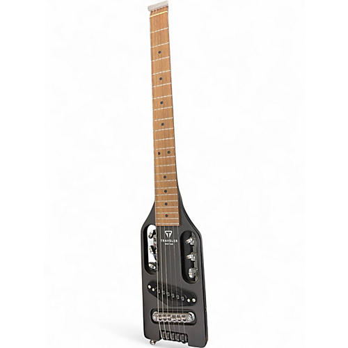 Used Traveler Guitar Ultra Light Black Acoustic Guitar Black