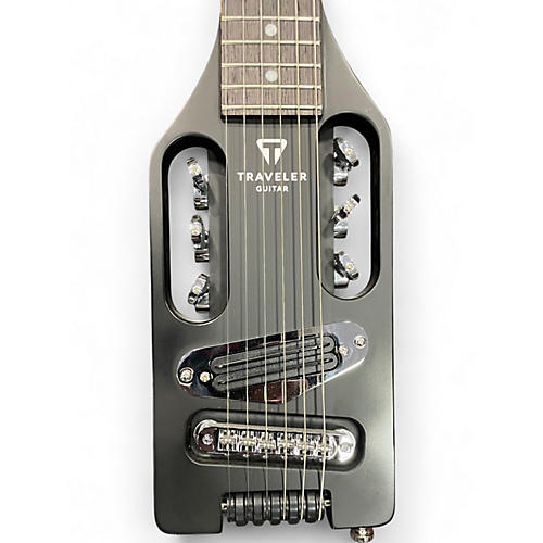 Used Traveler Guitar Ultra Light Black Acoustic Guitar Black